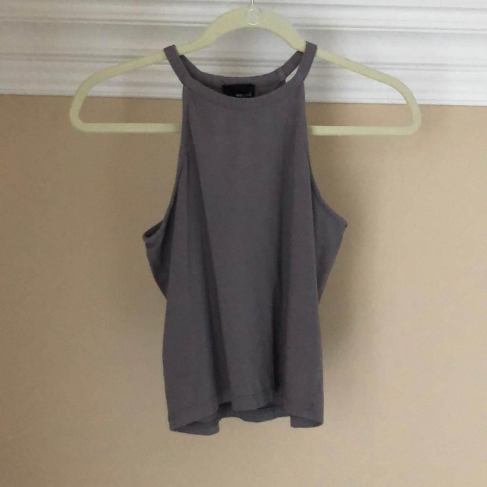 High neck crop top
